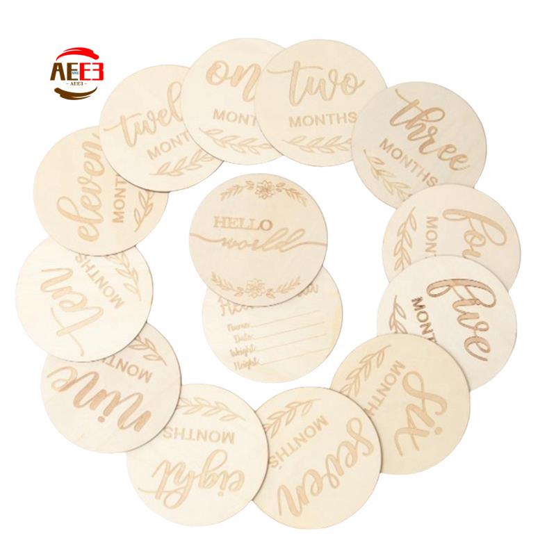 Milestone Card Set - AEE3-나무 마일스톤 카드 및 디스크 14개