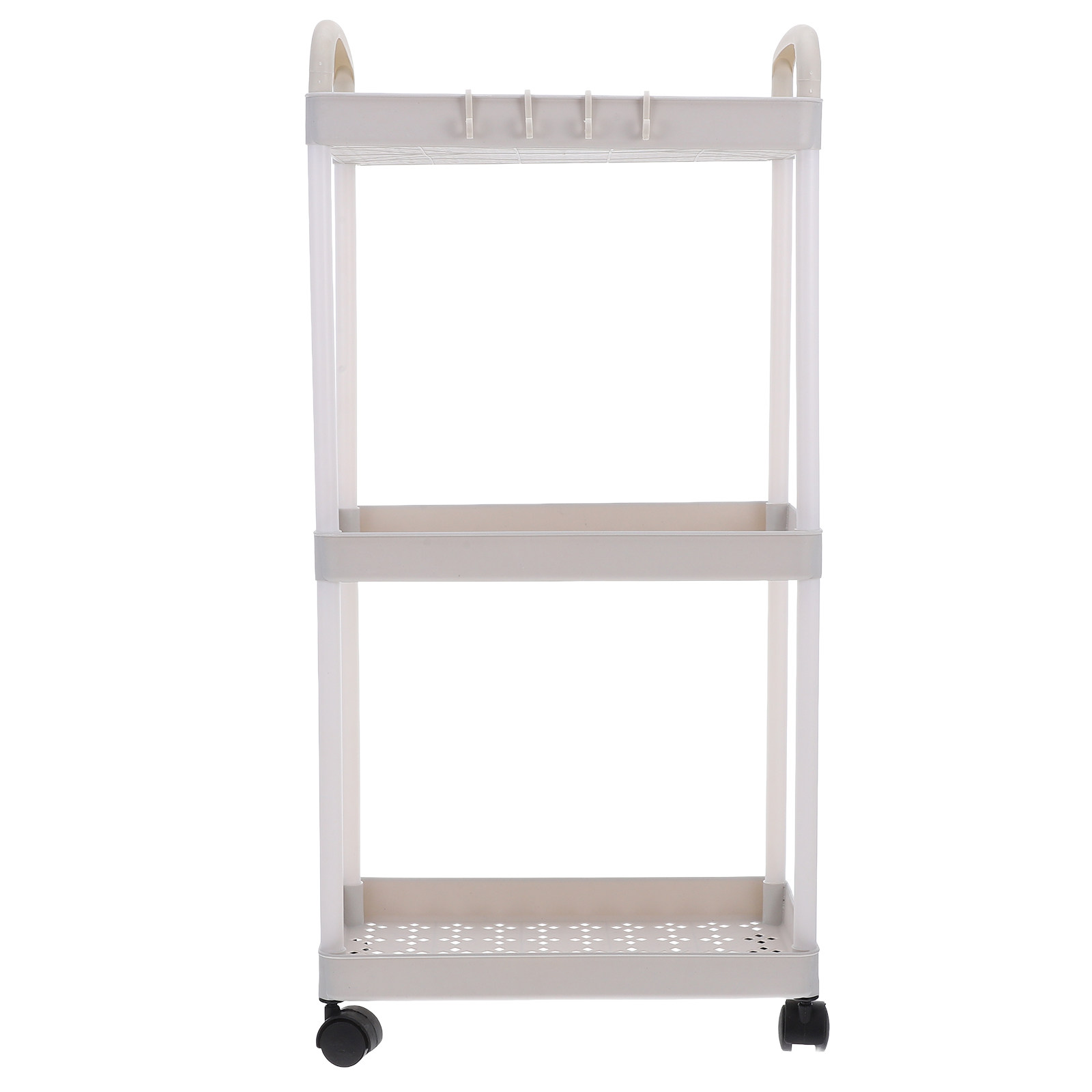 Baby Nursery Utility Cart - 3단 유틸리티 카트 플라스틱 롤링 수납