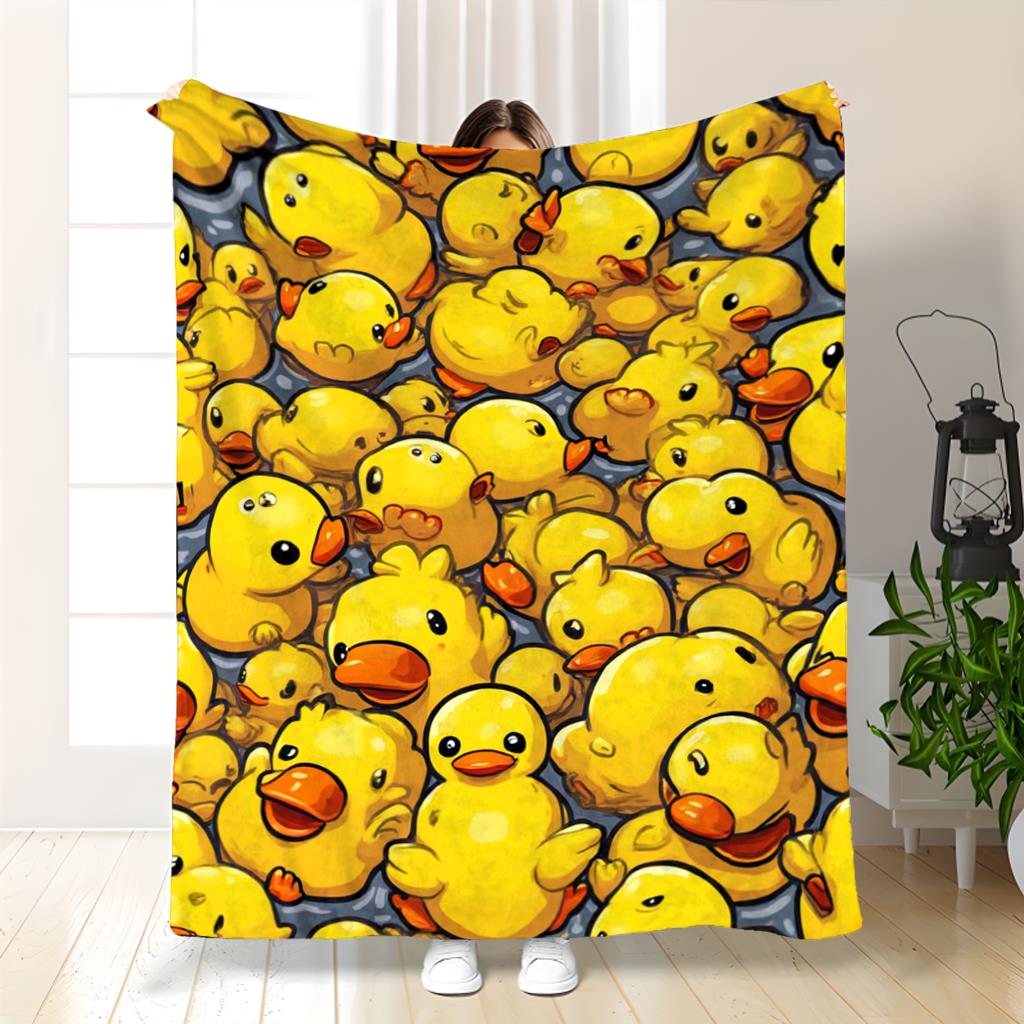 Baby Nursery Yellow - 사랑스러운 노란 병아리 담요 150x200cm 귀여운