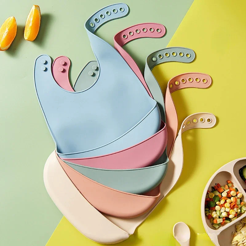 1-3pcs 아기 턱받이 조절 가능한 방수 턱받이 아기 - Baby Nursery Things 리뷰 및 가격