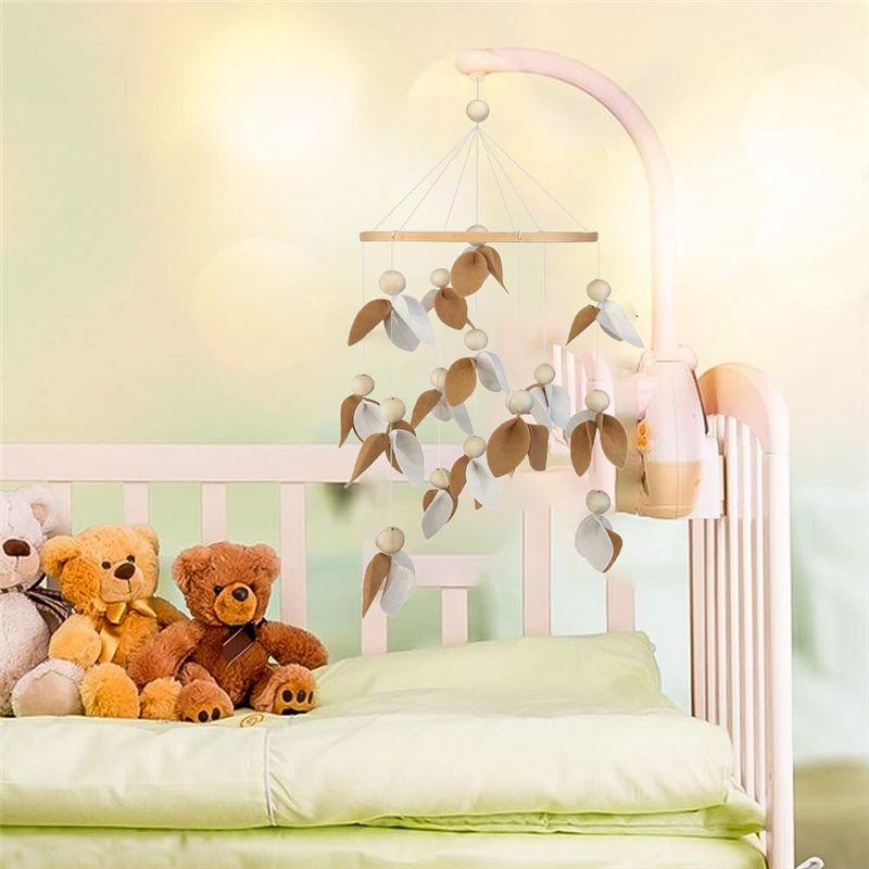 A84E-보헤미안 펠트 천 모빌 - 나뭇잎 디자인 -  - Baby Nursery Gender Neutral 리뷰 및 가격