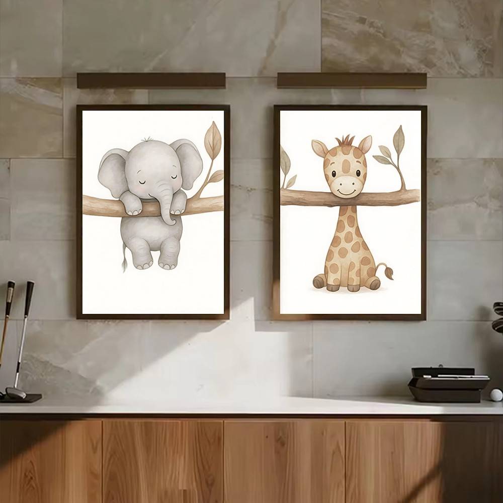 중성적인 보헤미안 사파리 아기 동물 벽 장식 귀여운 나 - Baby Nursery Wallpaper Neutral 리뷰 및 가격