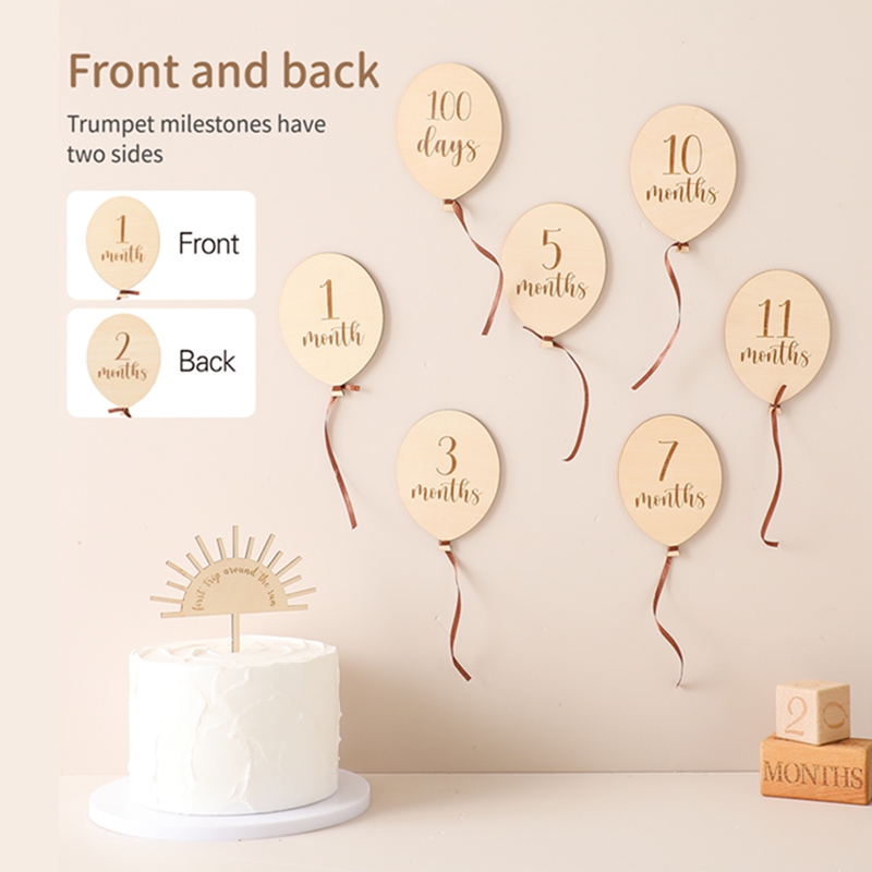 아기 나무 풍선 Milestone1-12 달 카드, 나 - Milestone Card Set 리뷰 및 가격