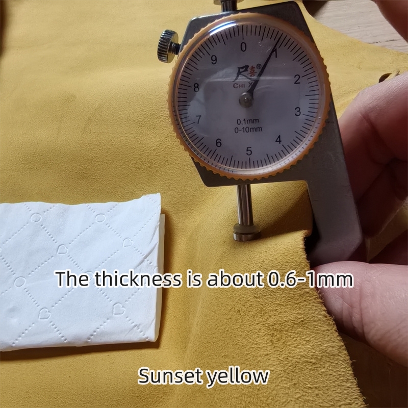 0.6/1mm 노란색 반투명 양가죽. 첫 번째 레이어  - Baby Nursery Yellow 리뷰 및 가격