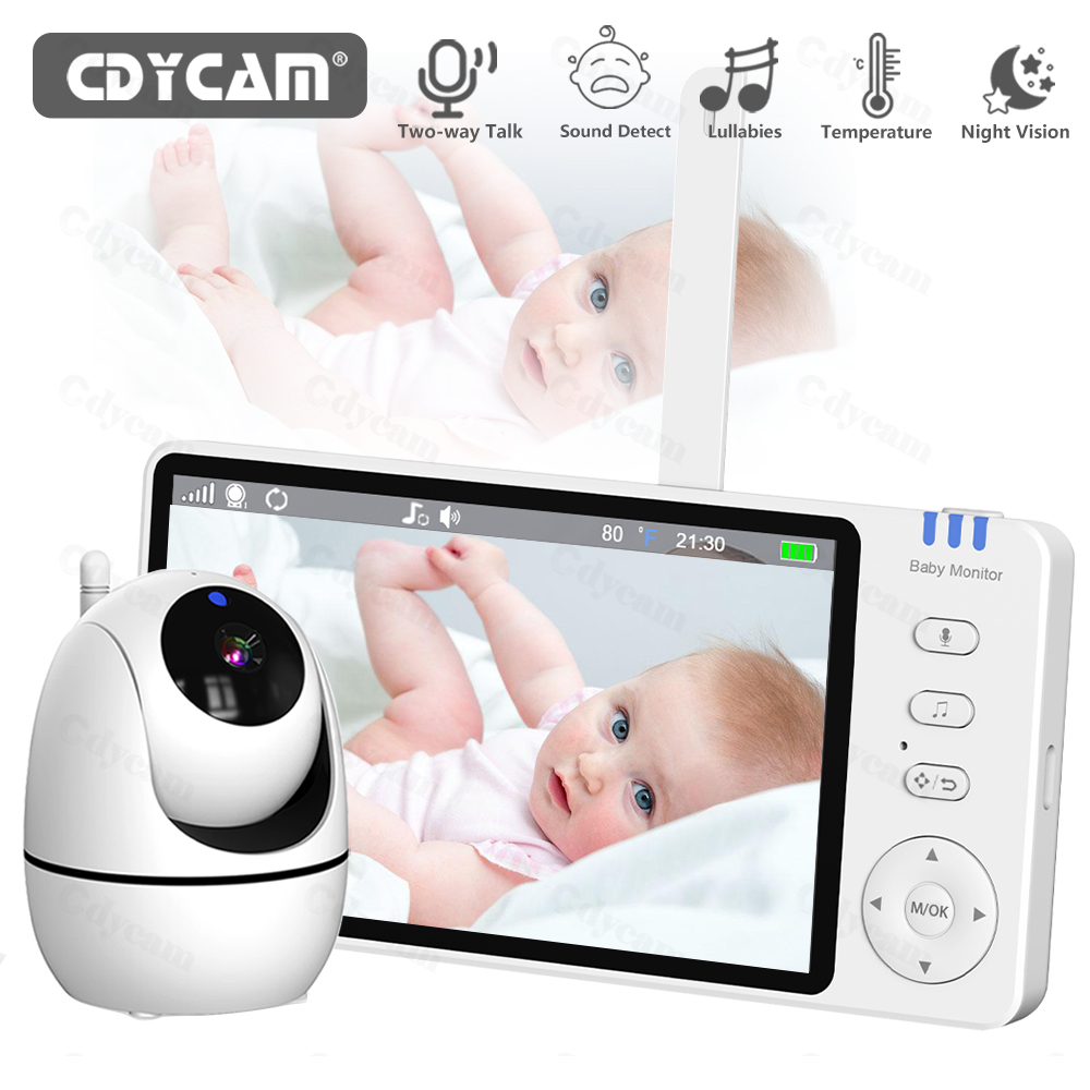 카메라와 오디오가 포함된 비디오 베이비 모니터, 5인치 - Wearable Baby Monitor 리뷰 및 가격