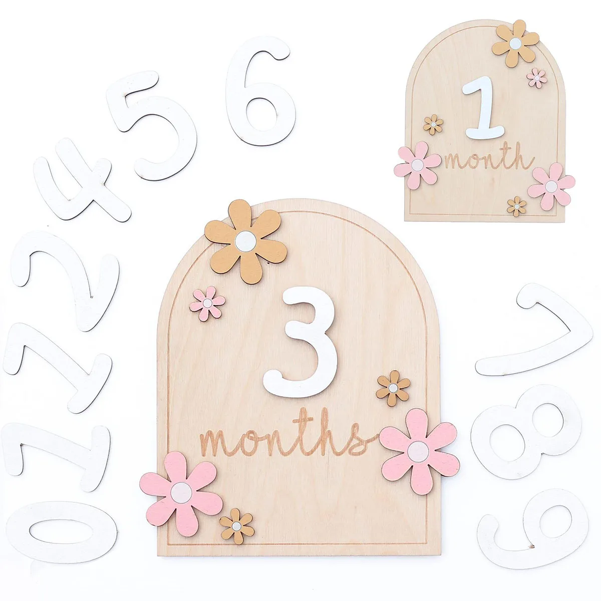 소녀 소년 신생아 사진 소품 아기 마일스톤 사진 소품  - Milestone Card Set 리뷰 및 가격
