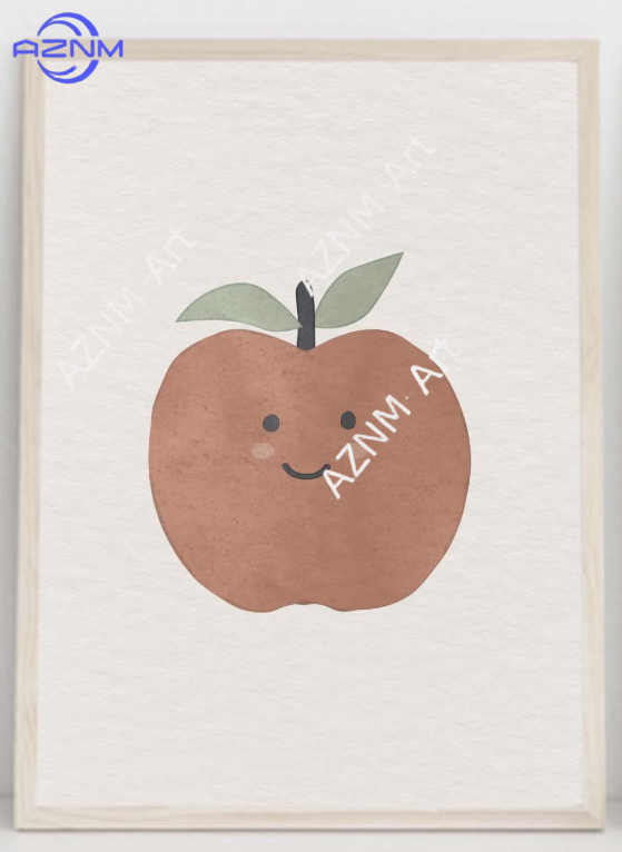 1PC/3PCS 아보카도 사과 배 인쇄 가능한 벽 예술 - Baby Nursery Gender Neutral 리뷰 및 가격