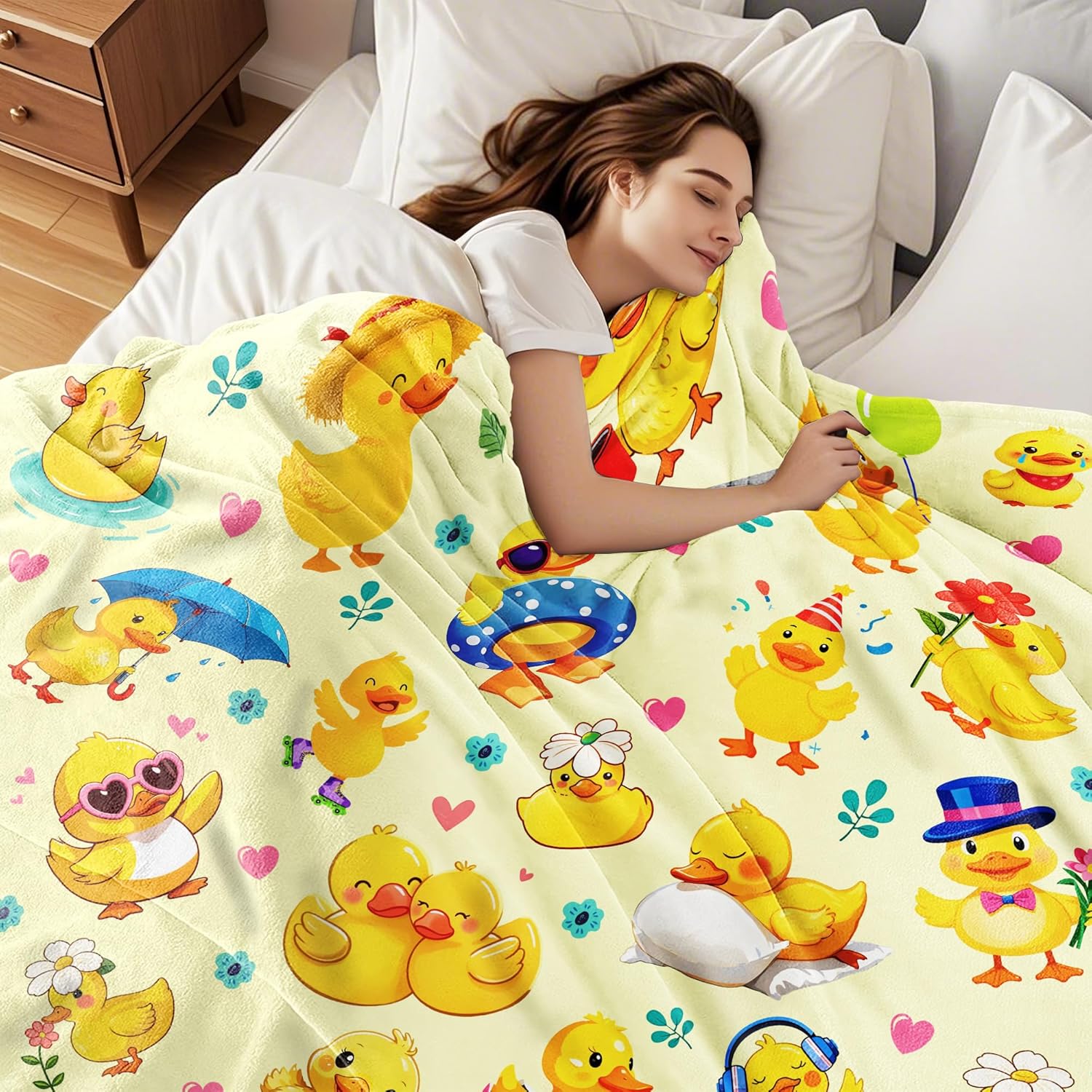 노란 병아리 동물 프린트 담요 어린이용 침대보 플러시  - Baby Nursery Yellow 리뷰 및 가격