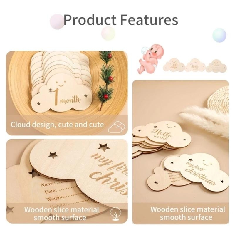 아기 사진 카드 마일스톤 카드 유아 성장 임신 카드 새 - Milestone Card Set 리뷰 및 가격