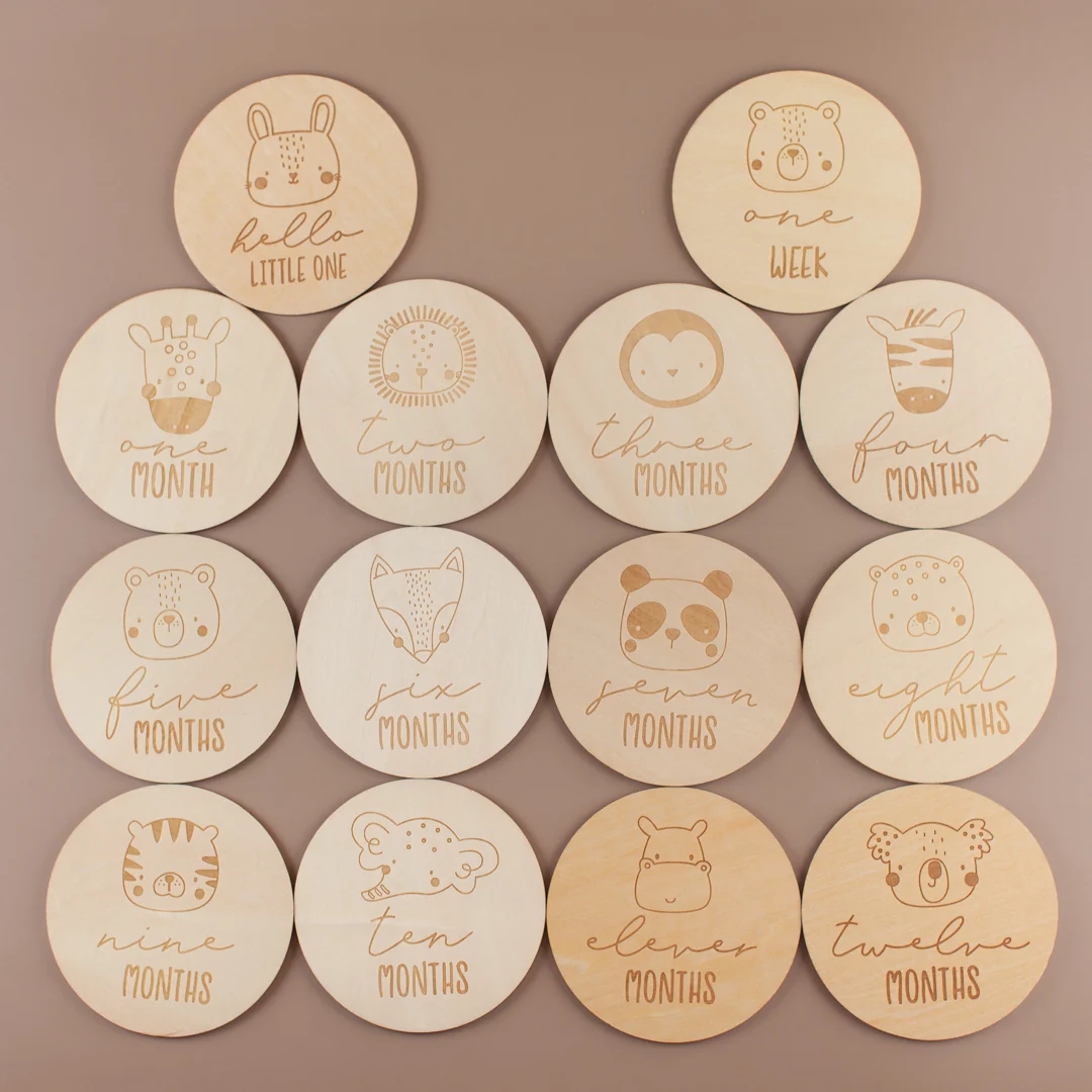 아기 사진 촬영 소품 - 아기 선물 세트, 12개 아기 - Milestone Card Set 리뷰 및 가격