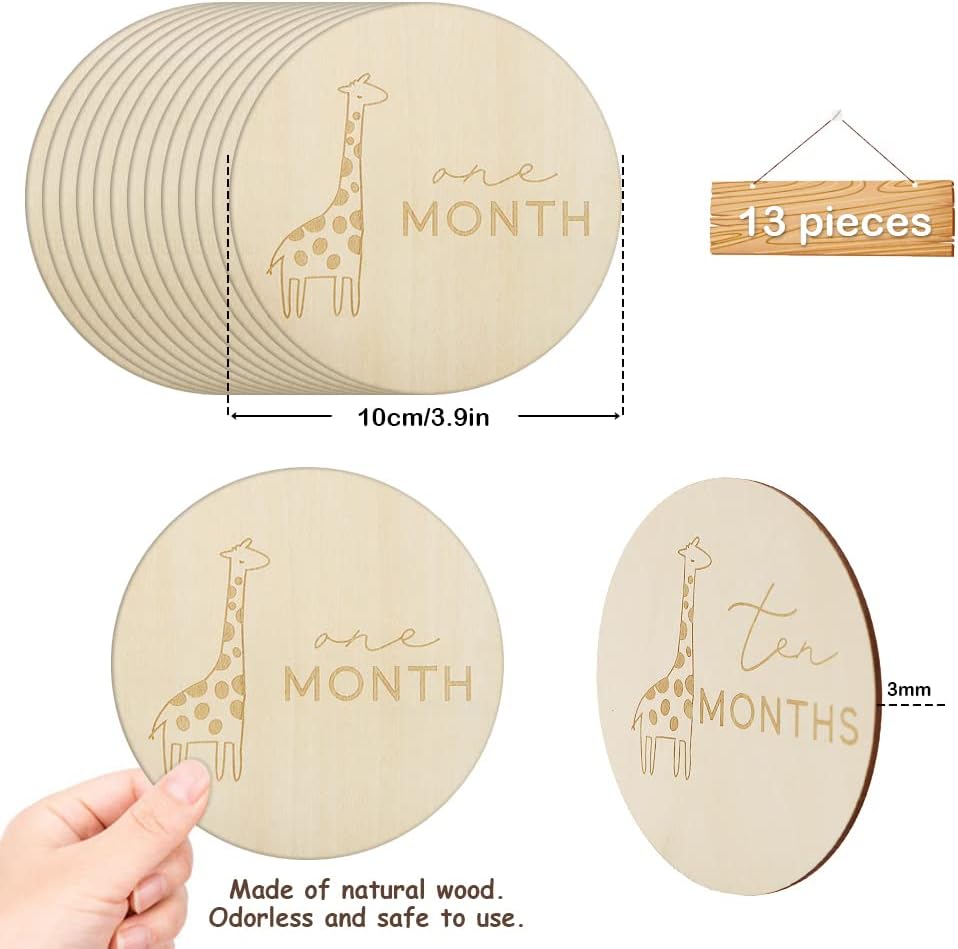 아기 사진 촬영 소품 - 아기 선물 세트, 12개 아기 - Milestone Card Set 리뷰 및 가격