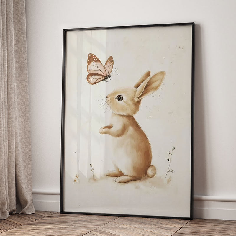 곰 토끼 여우 사슴 다람쥐 쥐 동물 포스터 보육원 벽  - Baby Nursery Wall Art 리뷰 및 가격